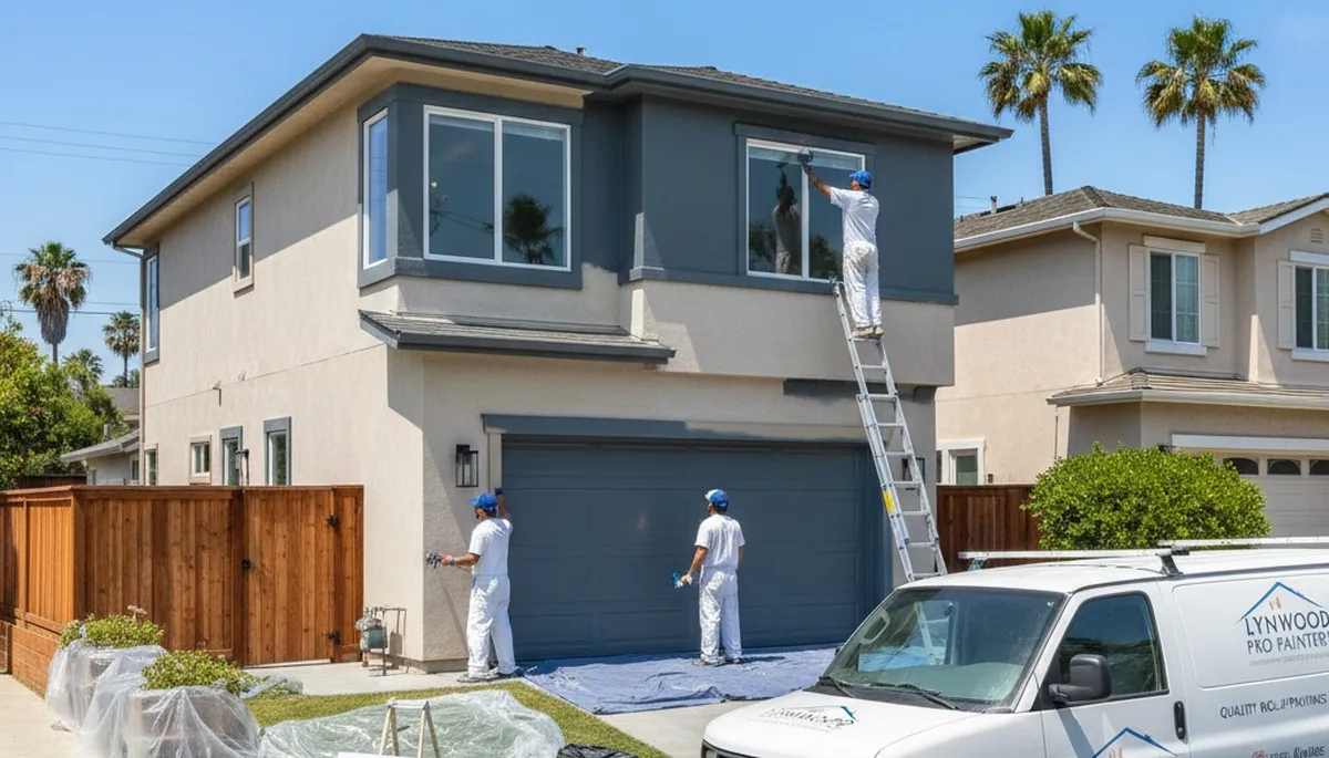 House painters serving Long Beach, CA with professional residential painting services